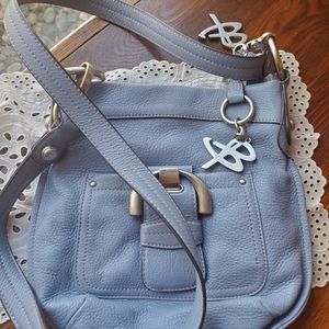 B. Makowsky purse Blue Leather Crossbody. Absolutely flawless.
